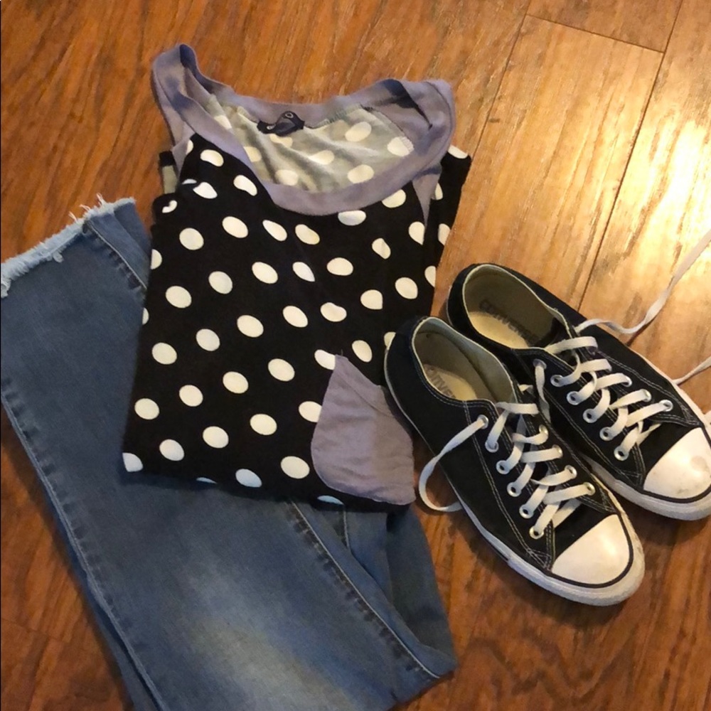 Polka dot top